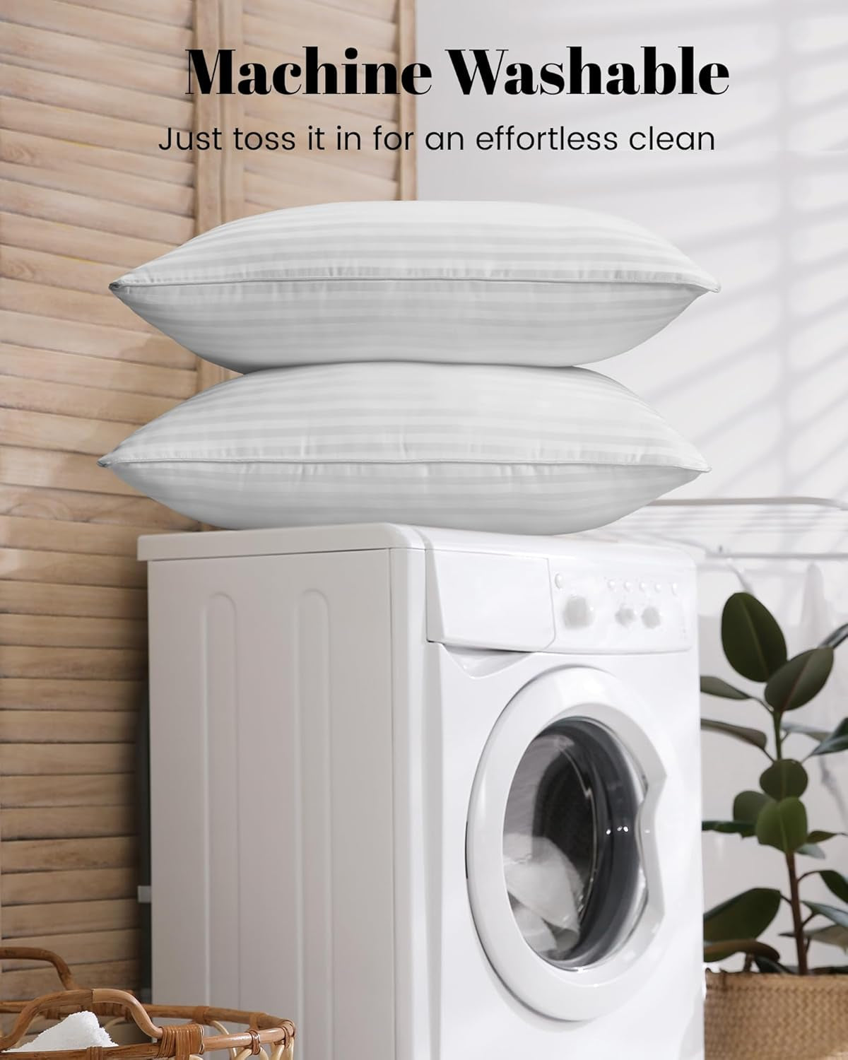 Bed Pillows for Sleeping | Soft & Supportive Sleeping Pillows | Comfortable Bed Pillows | Hypoallergenic Sleeping Pillows | Luxury Sleep Pillows