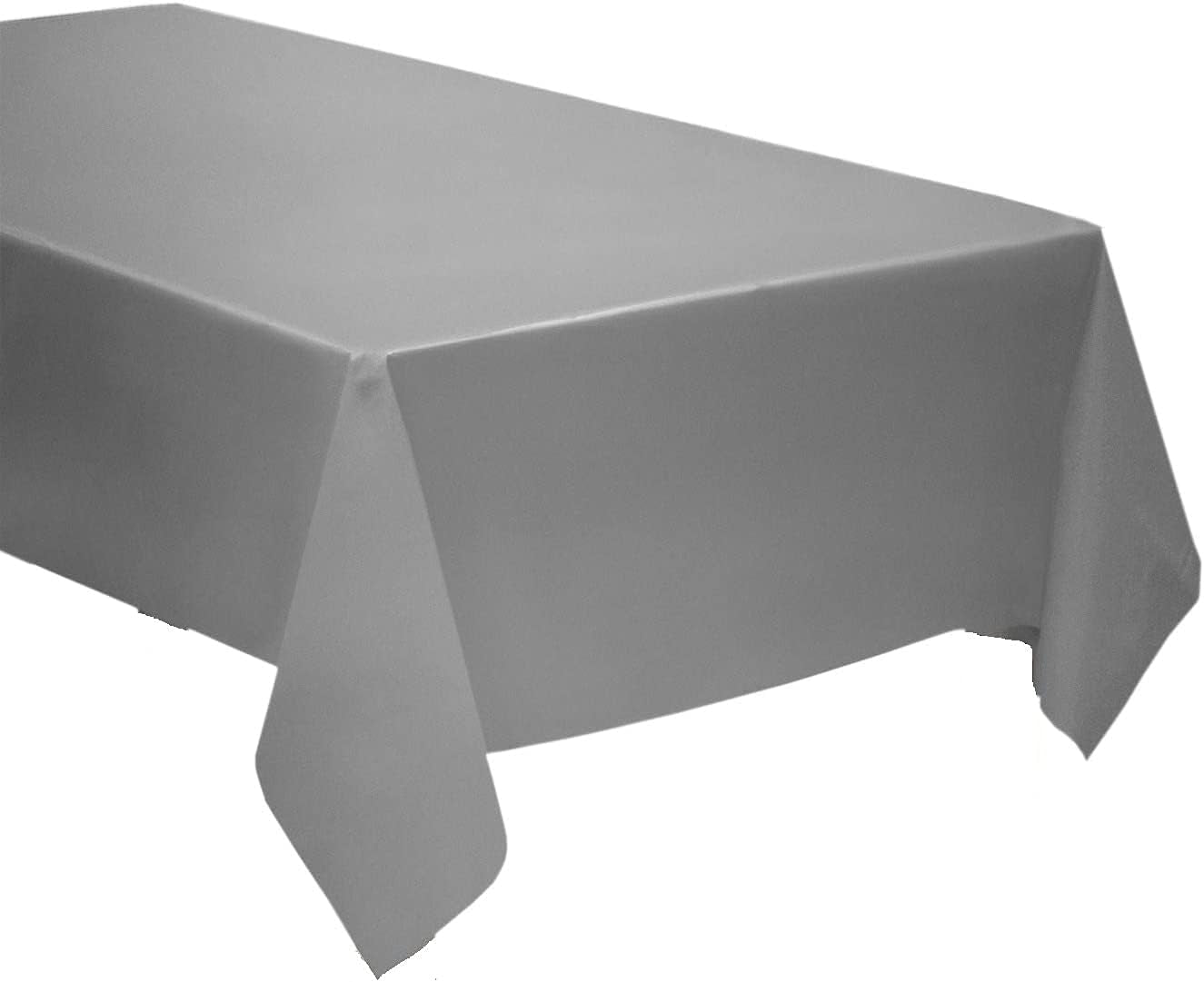 Disposable Plastic Tablecloths | Black Rectangular Table Covers | Party & Event Table Protection