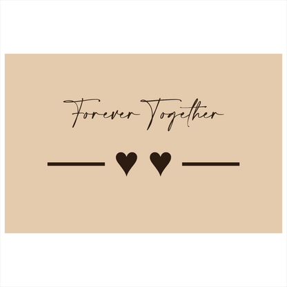 Personalized Cutting Board – Custom Engraved Names with Heart, Wedding & Anniversary Gift, Kitchen Decor
