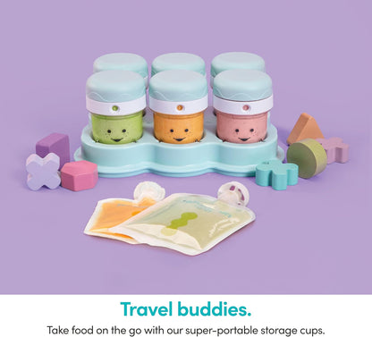 NutriBullet NBY-50100 Baby Complete Food-Making System, 32-Oz, White, Blue, Clear