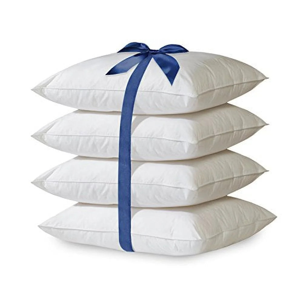 Hypoallergenic Dobby Stripe Bed Pillows | Soft Supportive Sleeping Pillows | Anti-Allergy Bed Pillows | Luxury Dobby Stripe Pillows | Comfortable Hypoallergenic Pillows