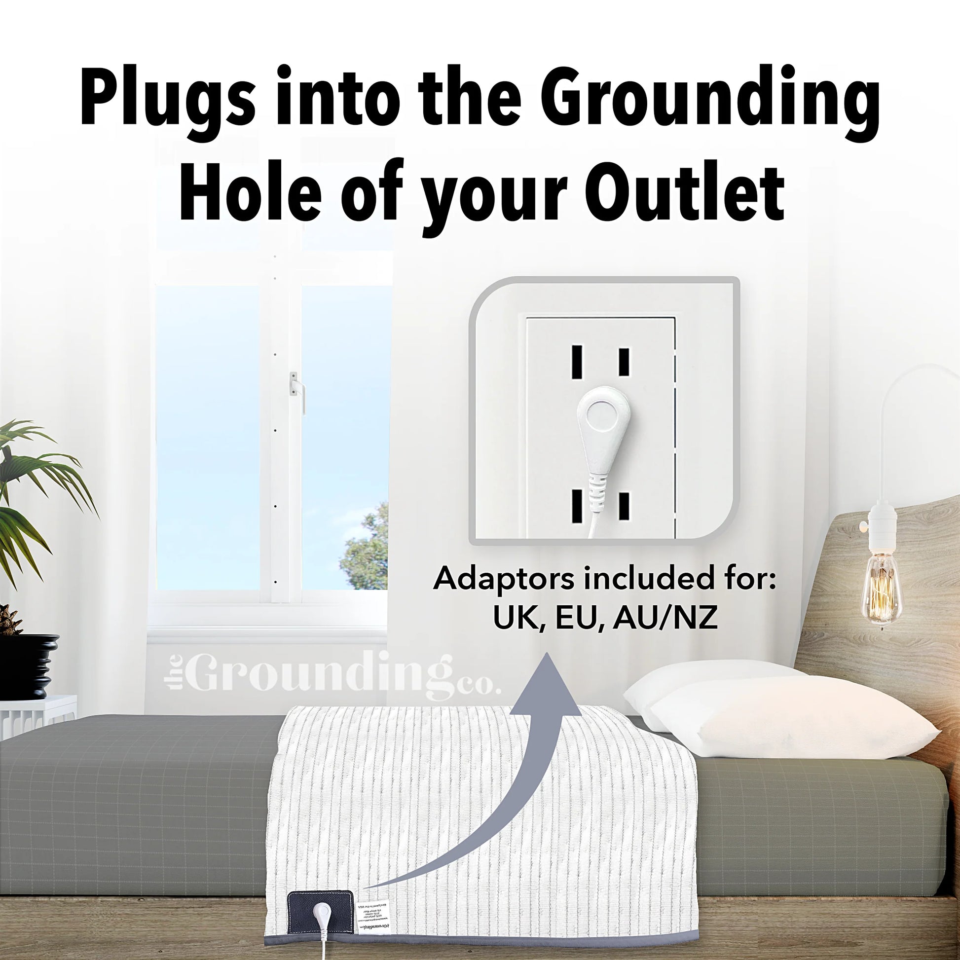 Grounding Bed Sheet | Earthing Bed Linen | Conductive Sleep Sheet | Health & Wellness Bedding | Grounded Sleep Sheet