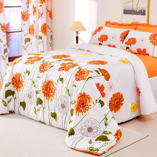 Reversible Comforter Set | Soft & Cozy Bedding Set | 3-Piece Reversible Bed Linen | Double-Sided Comforter Set | Stylish Home Bedding Set