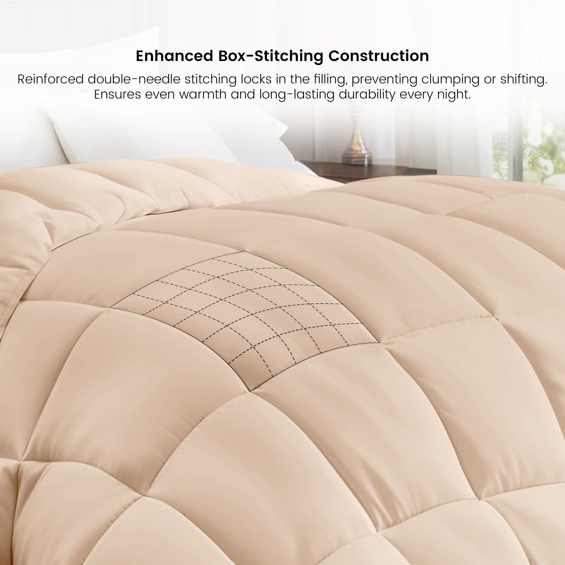 Lux Decor Twin Comforter | Soft & Cozy Twin Bedding | Stylish Bedroom Comforter | Lightweight Twin Comforter | Elegant Bedspread for Twins