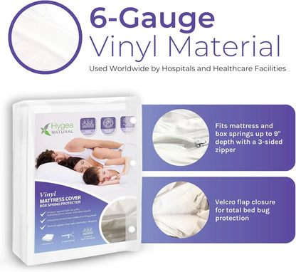 Durable Mattress Protector | Waterproof Bed Protector | Hypoallergenic Mattress Cover | Bed Sheet Mattress Guard | Protective Bedding Cover