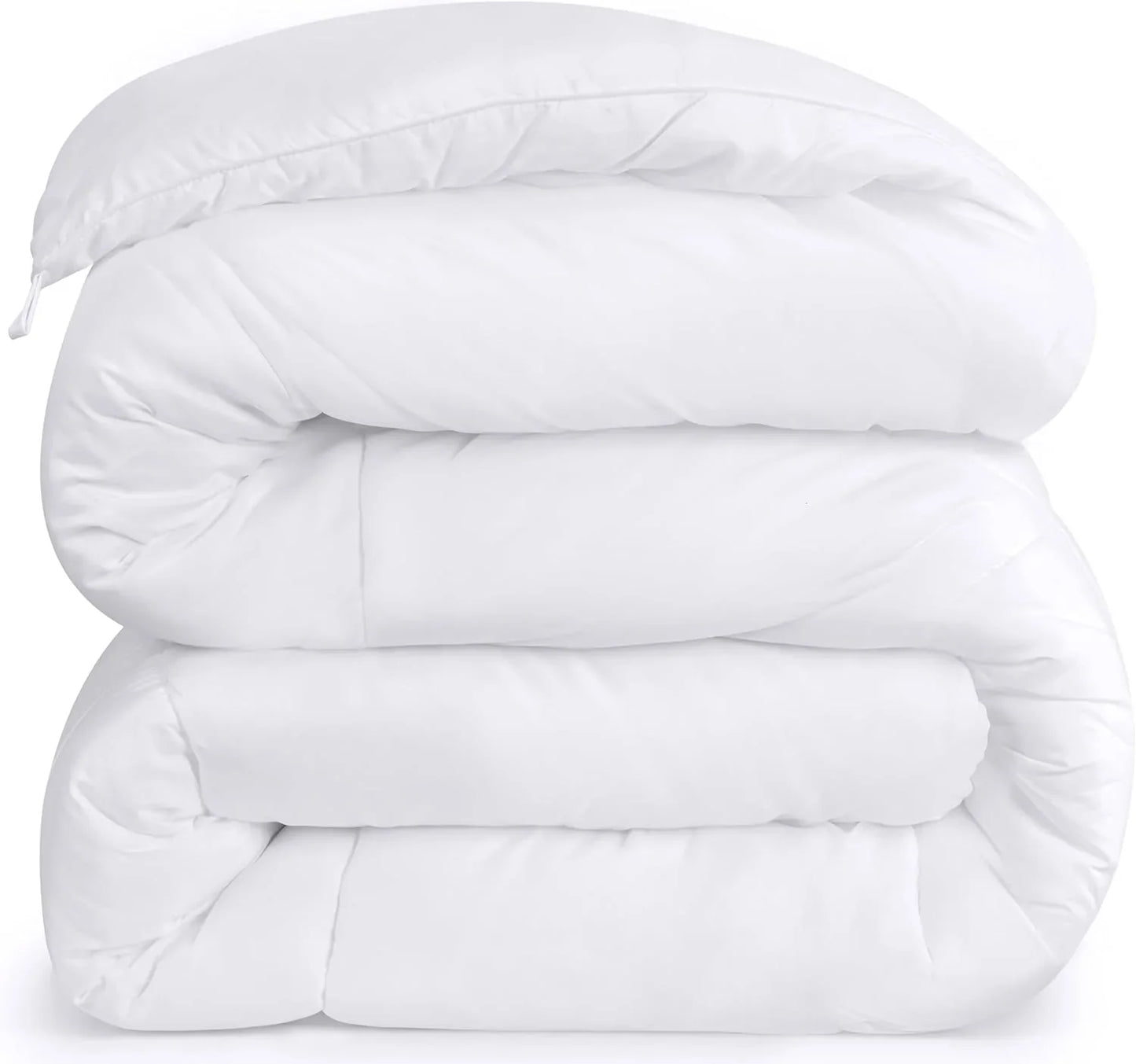 Down Alternative Comforter – All Season Duvet Insert with Corner Tabs, Soft Box Stitched Bed Comforter, Machine Washable (Twin, Full, Queen, King, California King, White)