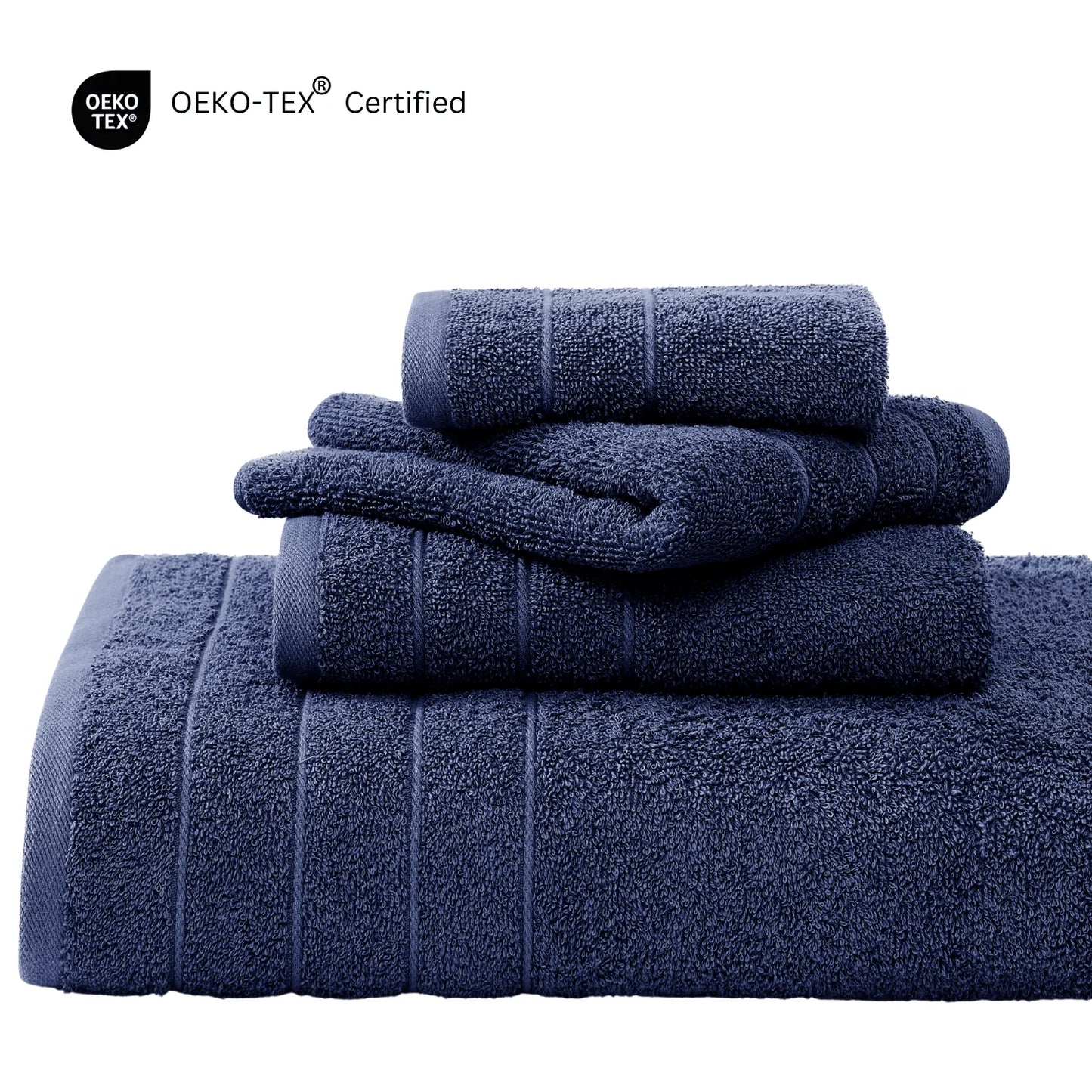 18 Piece 100% Cotton Towel Set