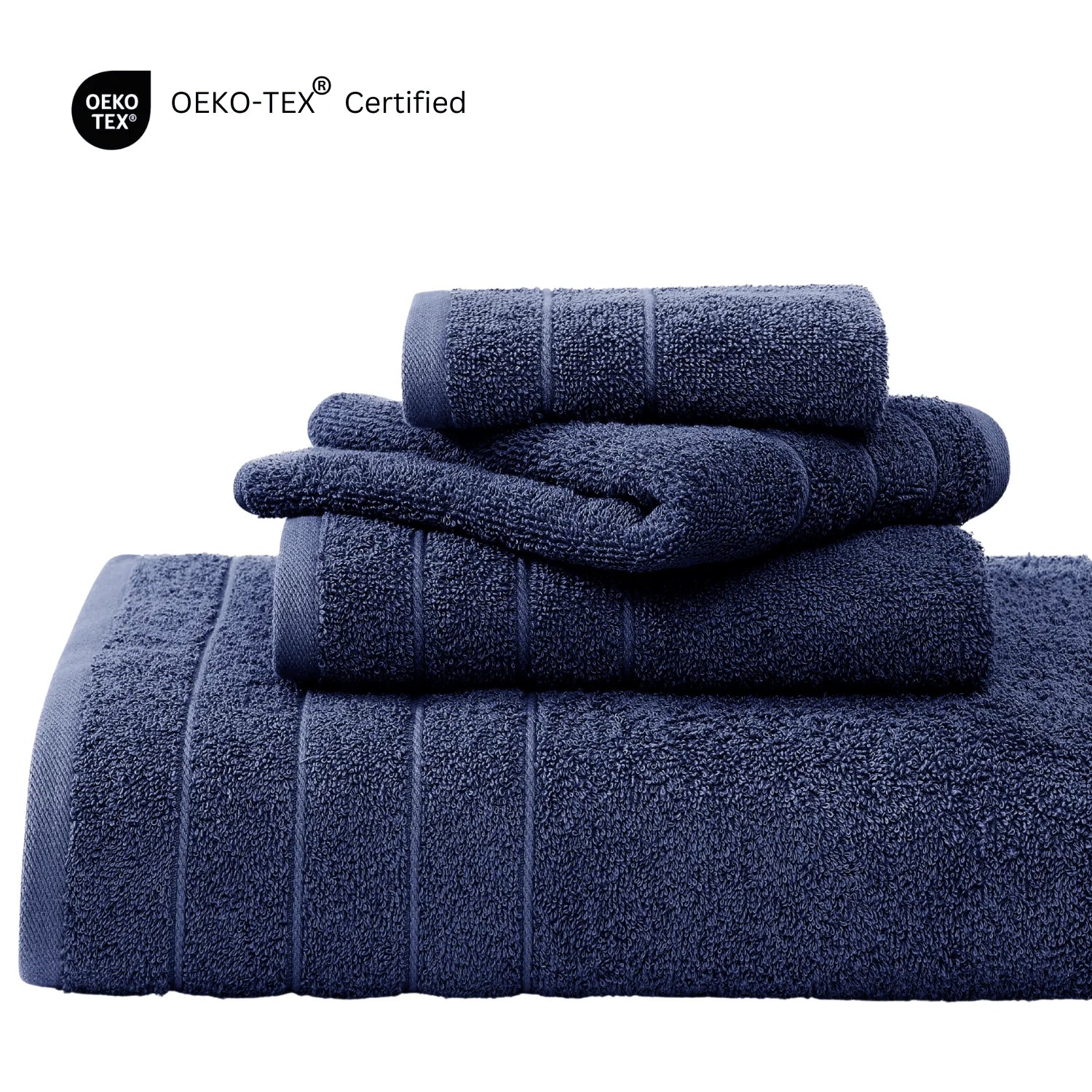 18 Piece 100% Cotton Towel Set