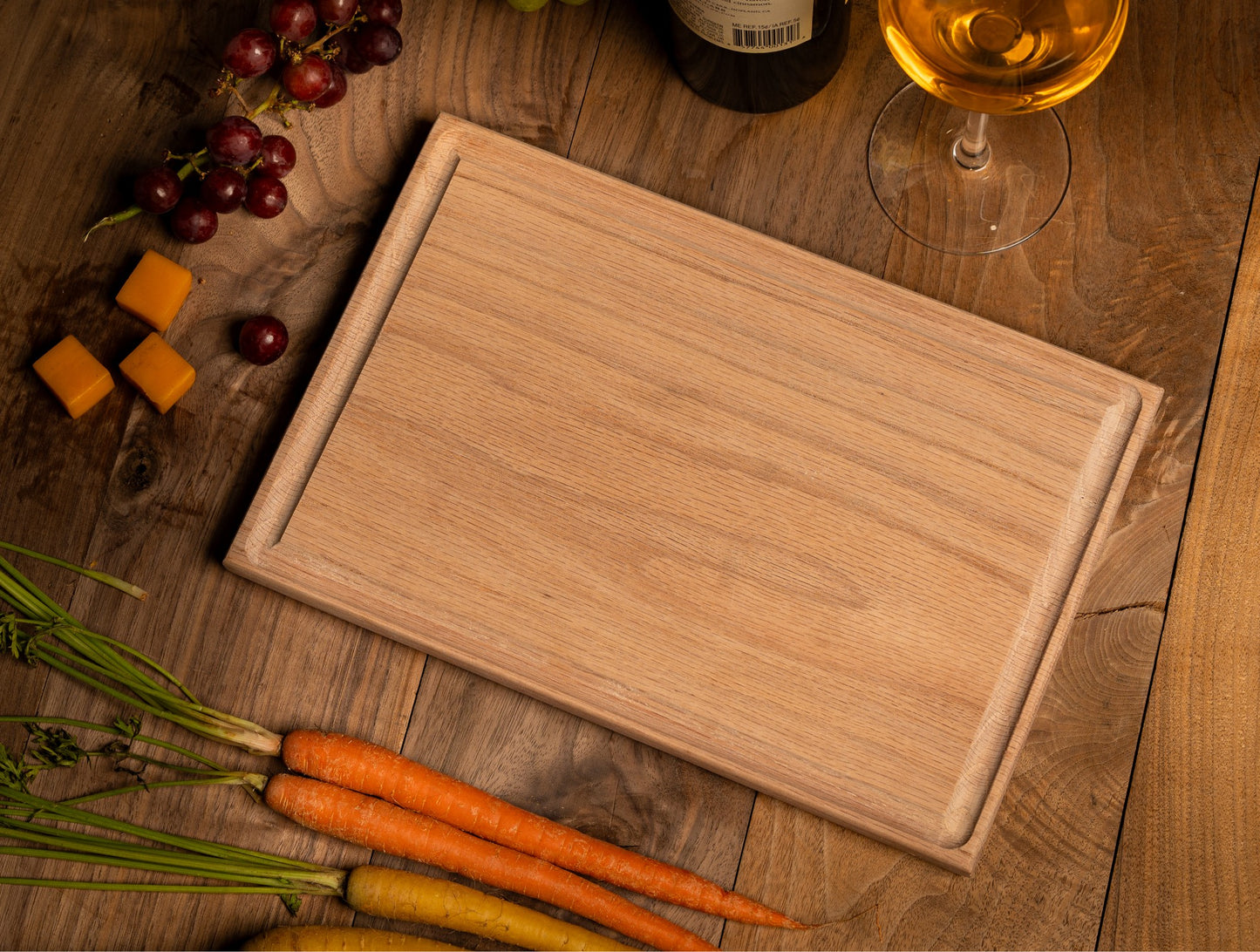 Personalized Cutting Board – Custom Engraved Names with Heart, Wedding & Anniversary Gift, Kitchen Decor