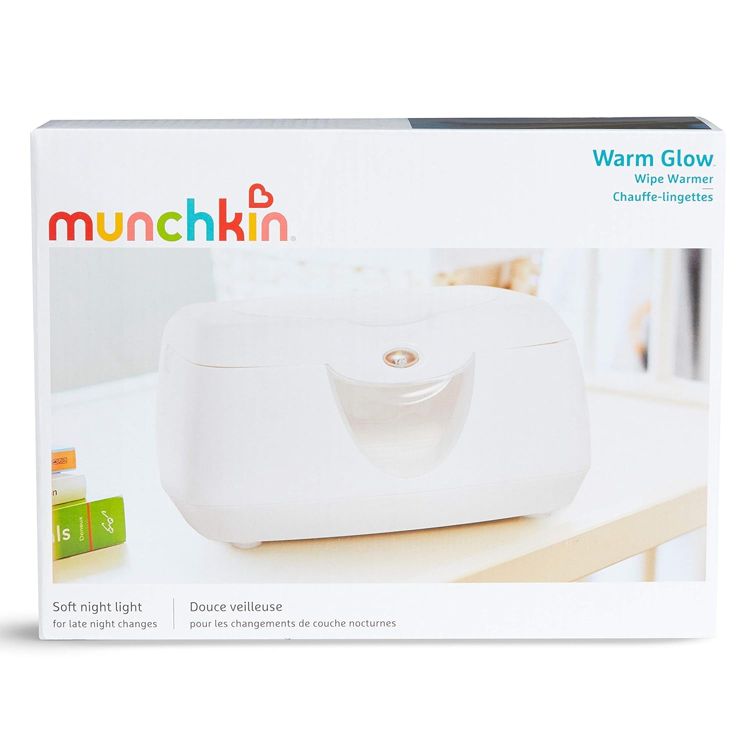 Munchkin Warm Glow Baby Wipe Warmer, White