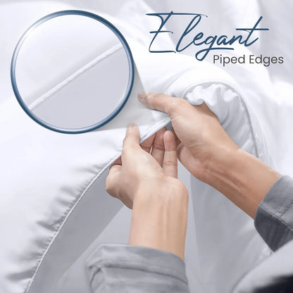 Down Alternative Comforter – All Season Duvet Insert with Corner Tabs, Soft Box Stitched Bed Comforter, Machine Washable (Twin, Full, Queen, King, California King, White)