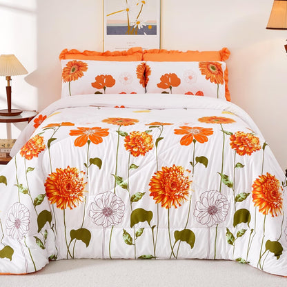 Reversible Comforter Set | Soft & Cozy Bedding Set | 3-Piece Reversible Bed Linen | Double-Sided Comforter Set | Stylish Home Bedding Set