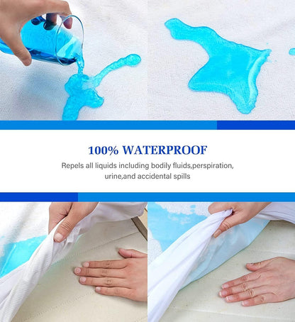 Full Size Mattress Protector | Waterproof Mattress Cover | Hypoallergenic Bed Protector | Durable Mattress Guard | Bed Sheet Mattress Protector