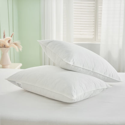 Max Prime | Goose Feather Sleeping Pillows | Soft & Supportive Bed Pillows | Luxury Down Pillows | Comfortable Sleeping Pillows