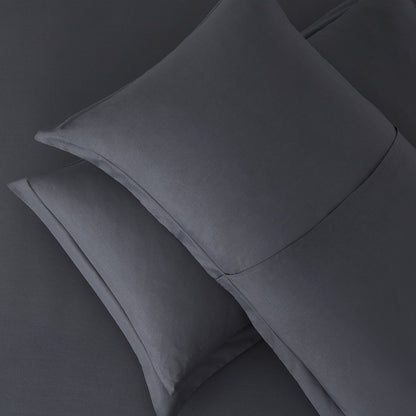 Luxury Microfiber Duvet Cover Set | Soft Comfortable Bedding Set | 3-Piece Microfiber Bed Linen | Premium Microfiber Duvet Covers | Stylish Home Bedding Set
