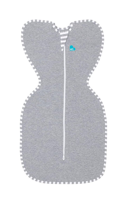 Love to Dream Swaddle UP, Baby Sleep Sack, Self-Soothing Swaddles for Newborns, Improves Sleep, Snug Fit Helps Calm Startle Reflex, New Born Essentials for Baby, Small 8-13lbs, Gray