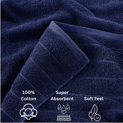 18 Piece 100% Cotton Towel Set