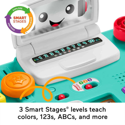 Fisher-Price Baby & Toddler Toy Laugh & Learn DJ Table, Educational Musical Activity Center for Developmental Play Infants Ages 6+ Months