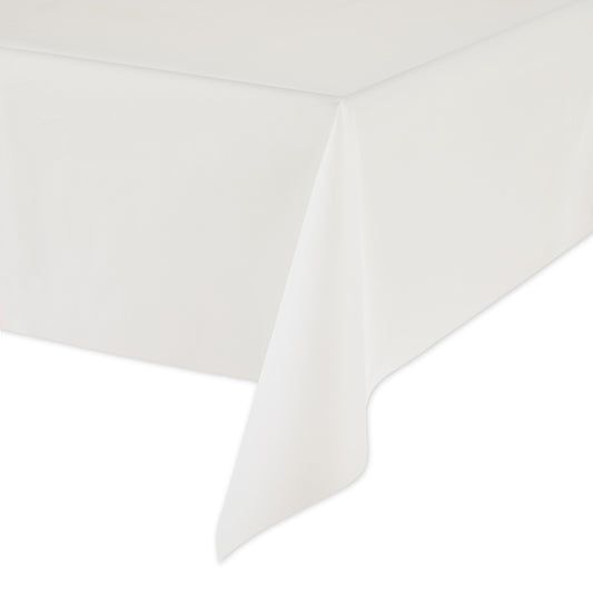 Max Prime | Rectangular Plastic Table Covers | Disposable Tablecloths | Party & Event Table Covers | Easy-Clean Plastic Table Covers