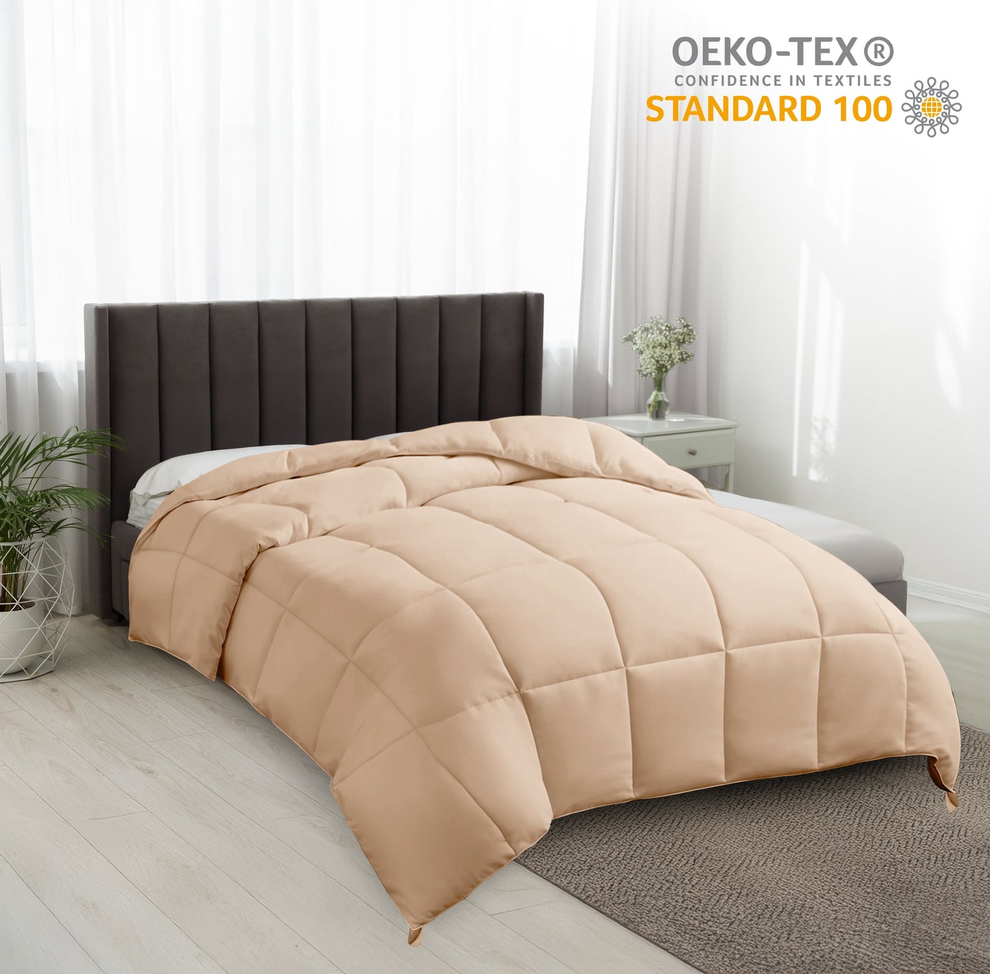 Lux Decor Twin Comforter | Soft & Cozy Twin Bedding | Stylish Bedroom Comforter | Lightweight Twin Comforter | Elegant Bedspread for Twins