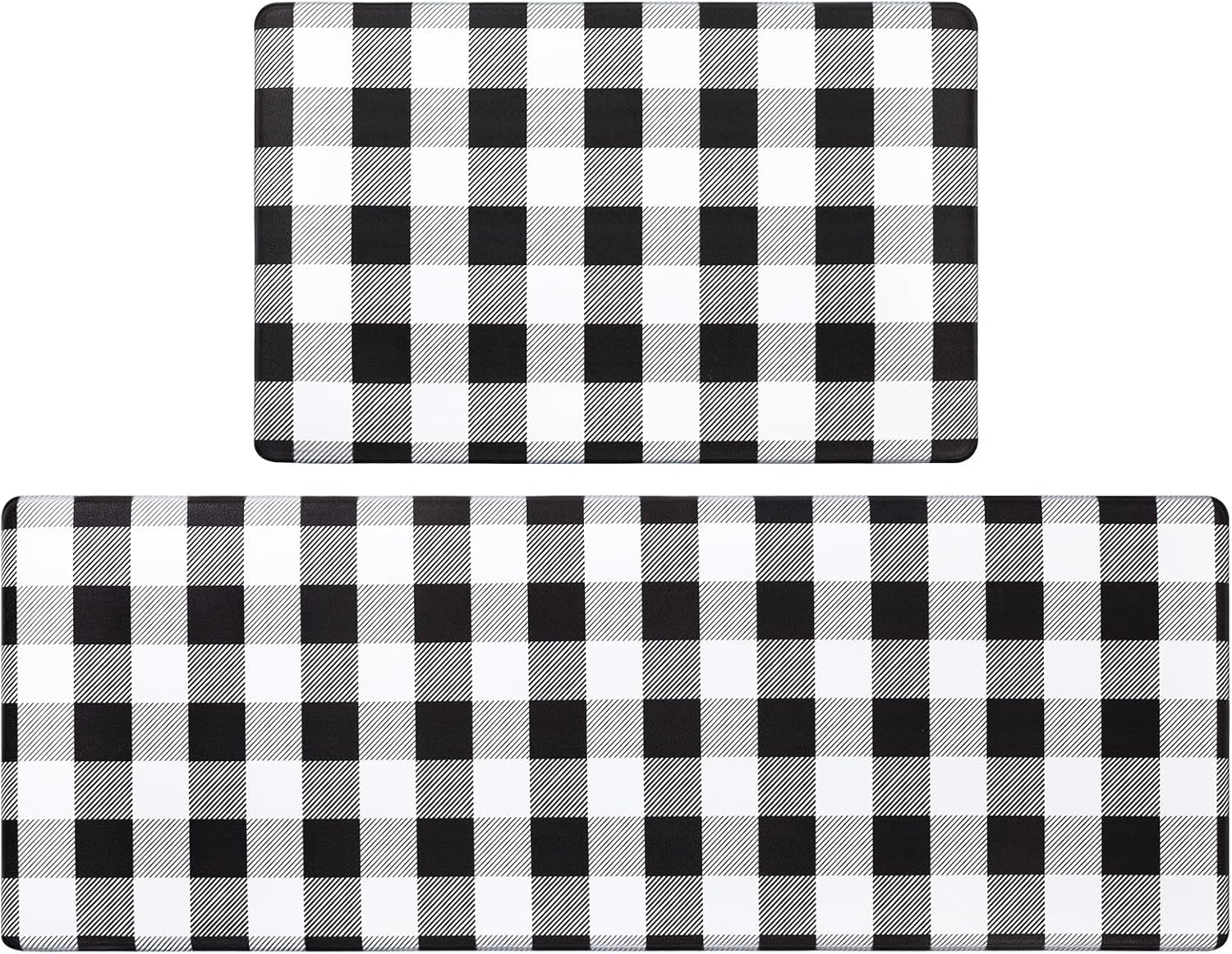 Anti Fatigue Kitchen Mat Set | Extra Thick Memory Foam Mats | Non-Slip Cushioned Floor Mats for Home & Work
