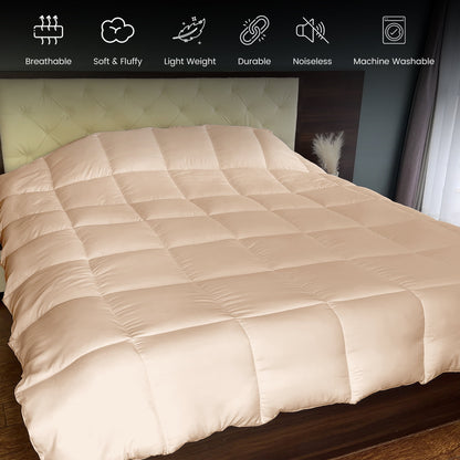Lux Decor Twin Comforter | Soft & Cozy Twin Bedding | Stylish Bedroom Comforter | Lightweight Twin Comforter | Elegant Bedspread for Twins