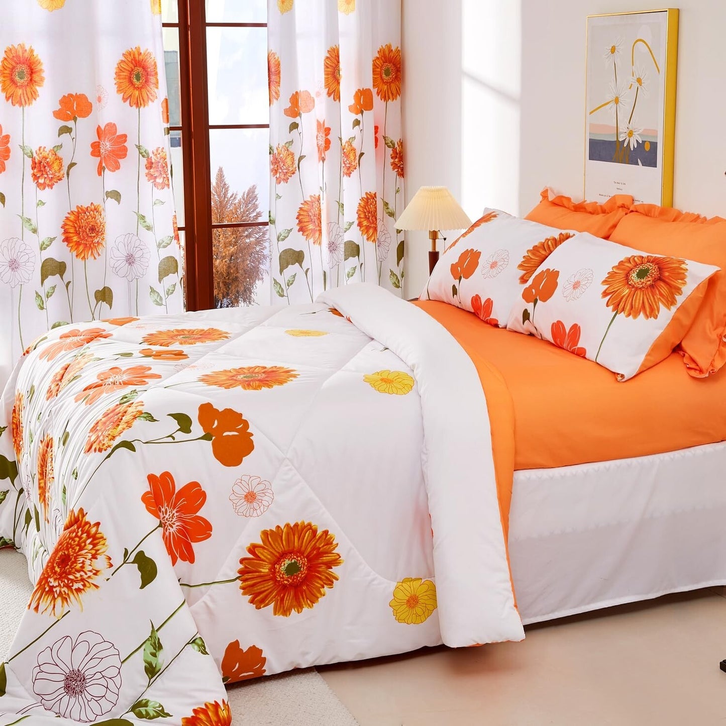 Reversible Comforter Set | Soft & Cozy Bedding Set | 3-Piece Reversible Bed Linen | Double-Sided Comforter Set | Stylish Home Bedding Set