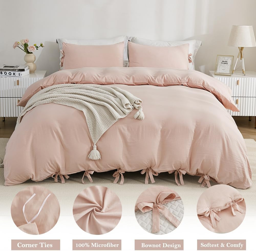 Duvet Cover Set-3 Pieces | Soft Comfortable Bedding Set | 3-Piece Bed Linen Set | Stylish Duvet Cover Set | Luxury Home Bedding Set