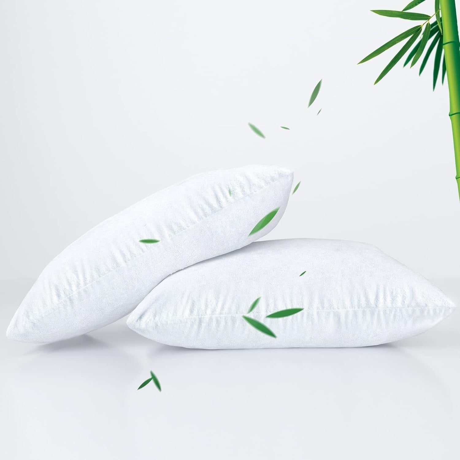 Waterproof Zippered Pillow Cover | Protective Pillow Case | Hypoallergenic Pillow Protector | Durable Pillow Cover | Bed Pillow Waterproof Guard